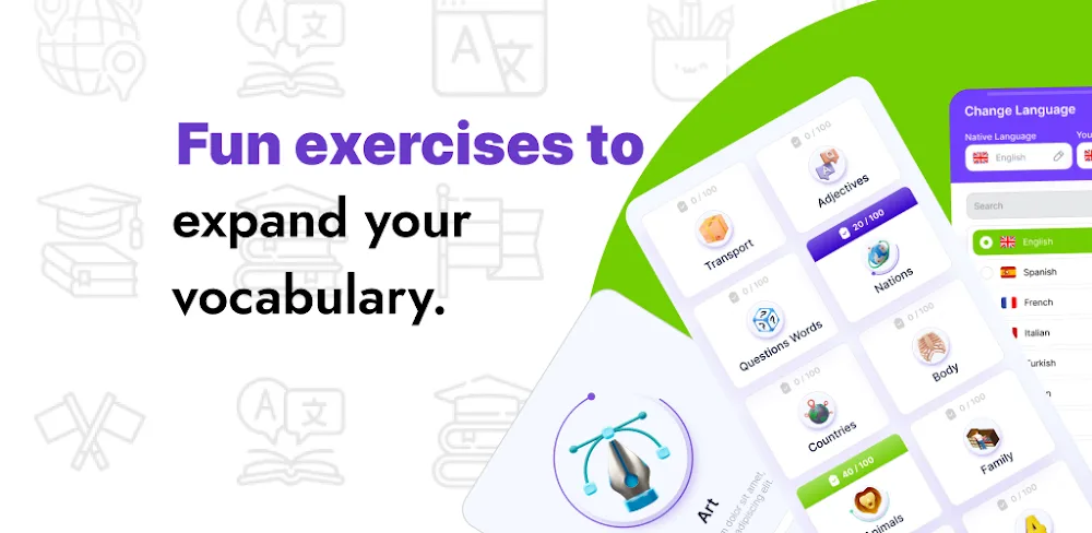 10 Minute Language v1.2.7 MOD APK (Premium Unlocked)