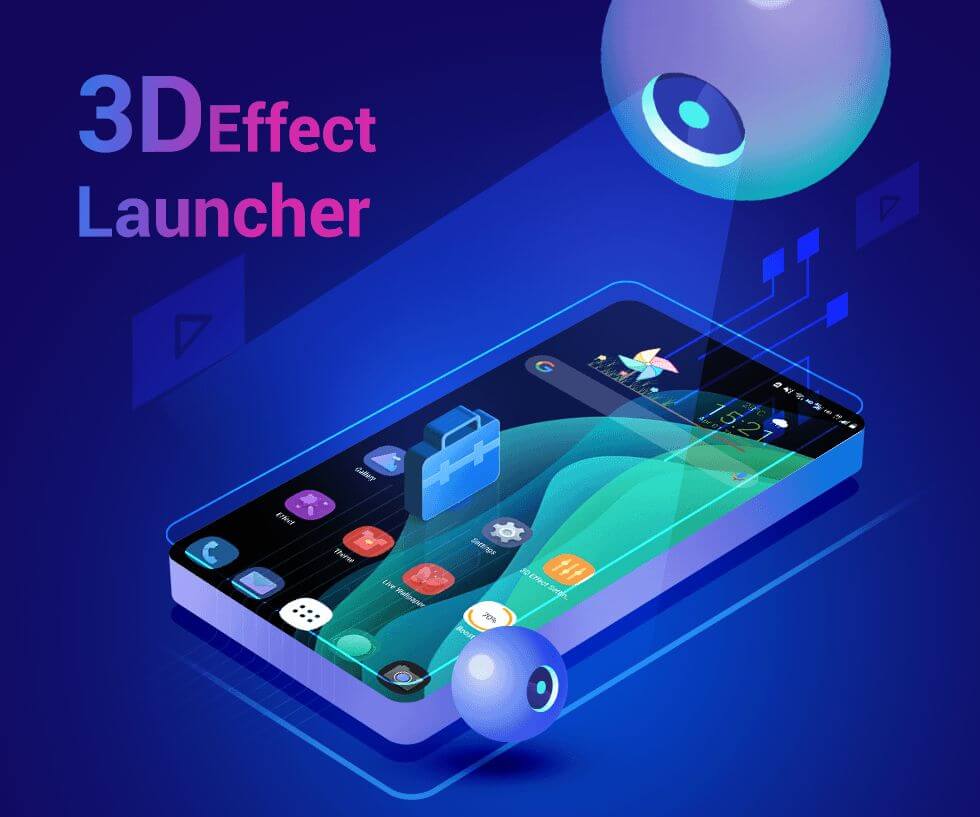 3D Effect Launcher v4.7 MOD APK (Premium Unlocked)