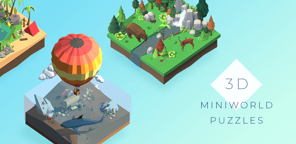 3D Miniworld Puzzles v118 APK + MOD (Unlocked All Map)