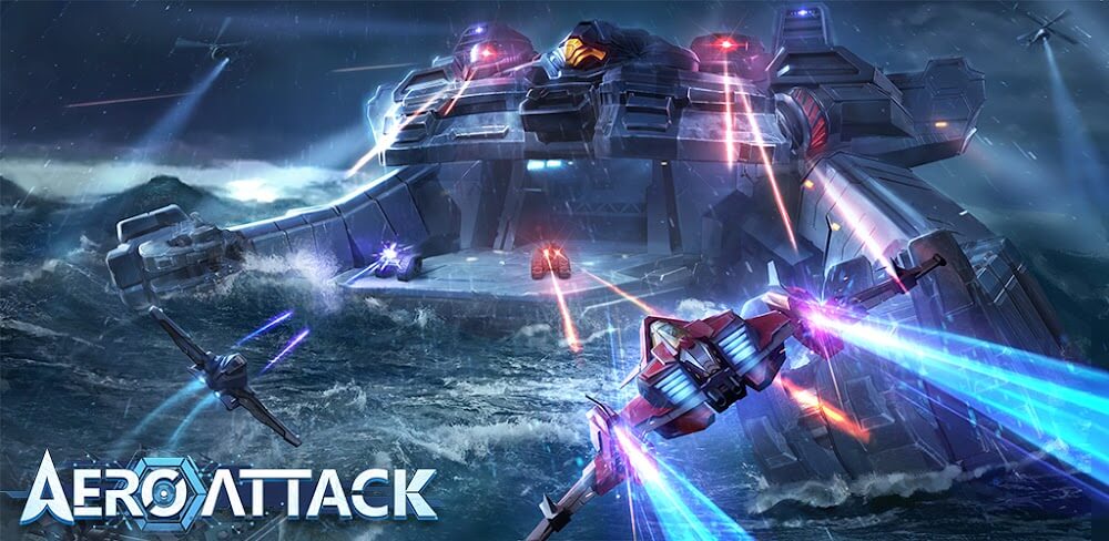 Aero Attack v10.0.5 MOD APK (High Attack/HP, Massive GoldDrop)