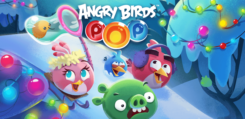 Angry Birds POP Bubble Shooter v3.154.0 MOD APK (Unlimited Money/Boosters)