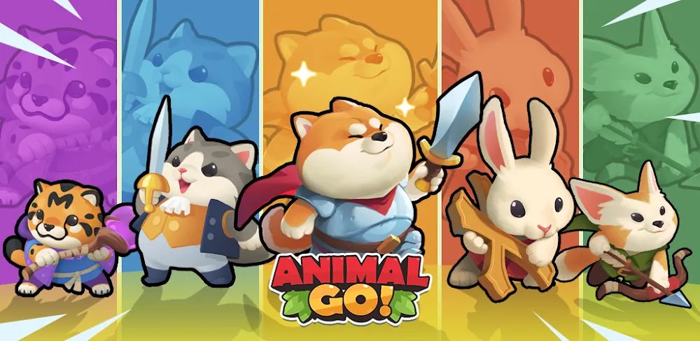 Animal Go! Idle RPG Games v0.0.13 MOD APK (Menu, High Rewards, Rage Bar Always Full)