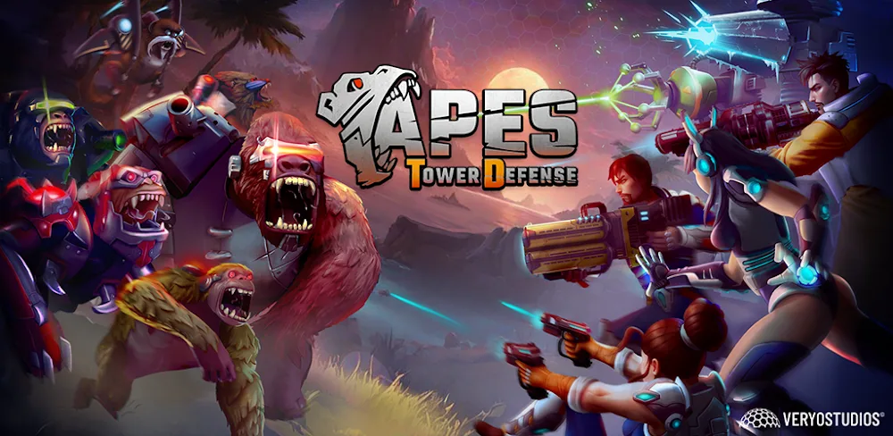 Apes TD v0.1.993 MOD APK (Menu, Unlimited All)