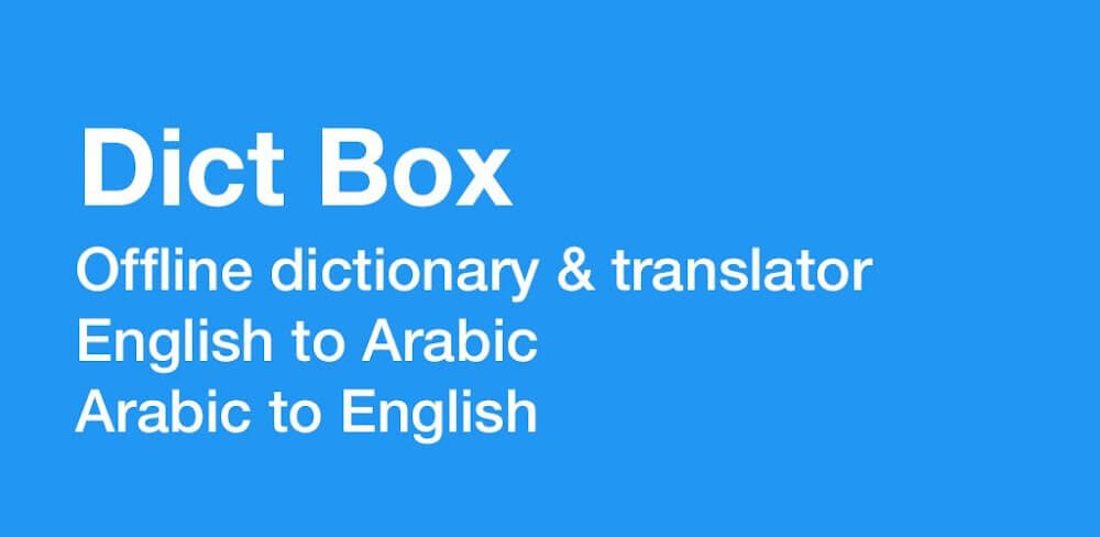 Arabic Dictionary & Translator v8.9.9 APK + MOD (Premium Unlocked)