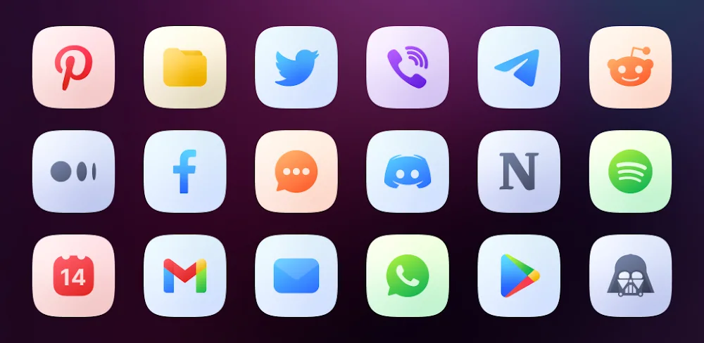 Ares Light: Pastel Icon Pack v2.1.3 APK (Full Version)