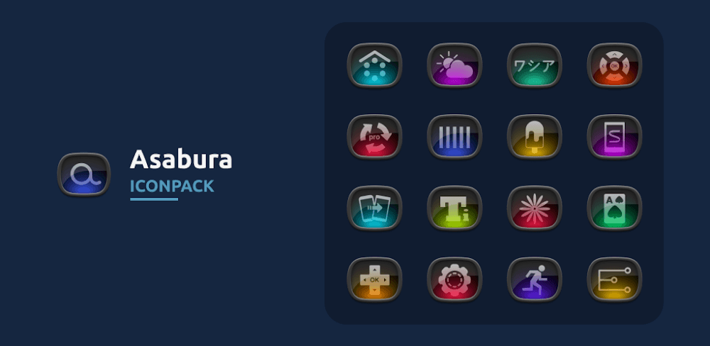 Asabura Icon Pack APK v1.6.8 (Full Version)