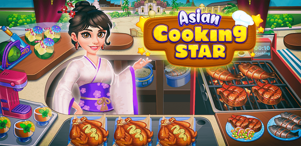 Asian Cooking Star v2.7.0 MOD APK (Unlimited Diamonds)