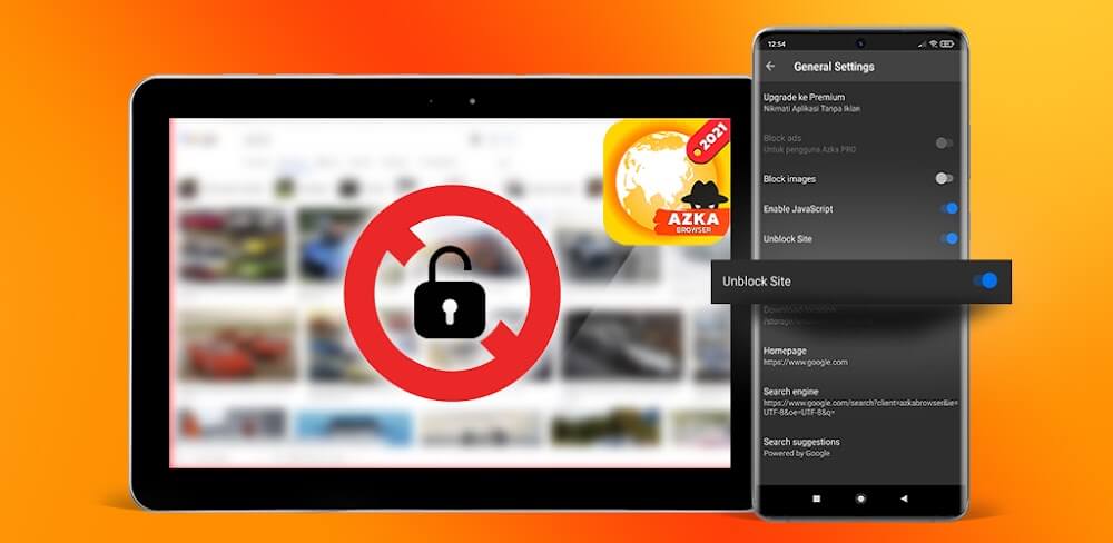 Azka Browser PRO v35.0 APK (Paid)