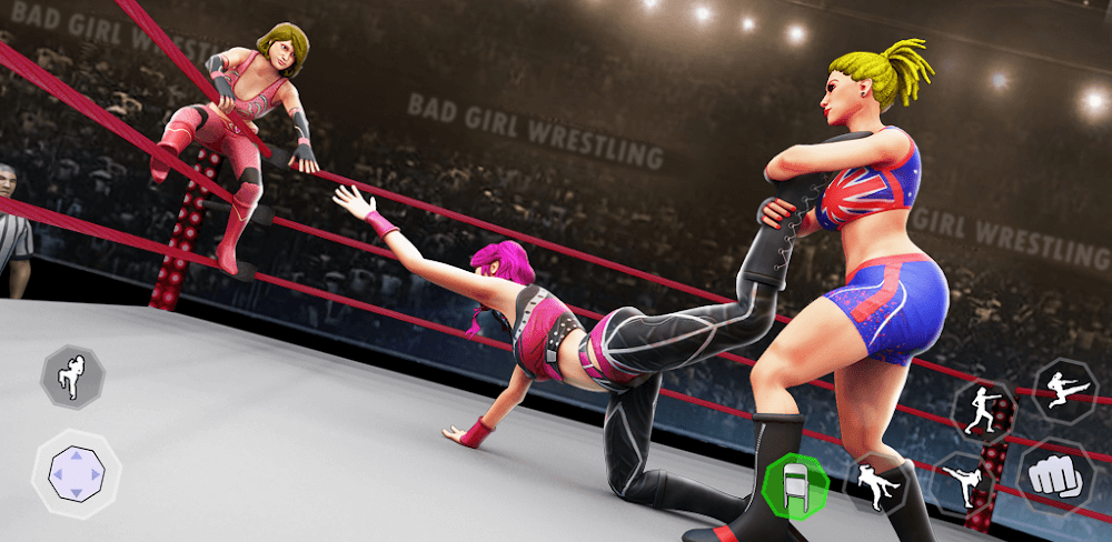 Bad Girls Wrestling Game v6.4 MOD APK (Unlock Character, High Gold)
