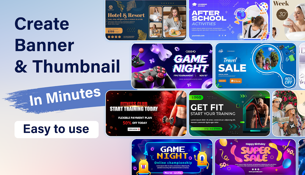 Banner Maker - Design Banner v4.9.0 MOD APK (Premium Unlocked)
