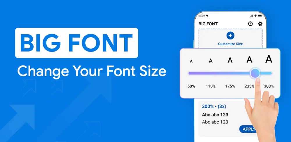 Big Font - Change font size v14.0.0.0 MOD APK (Premium Unlocked)