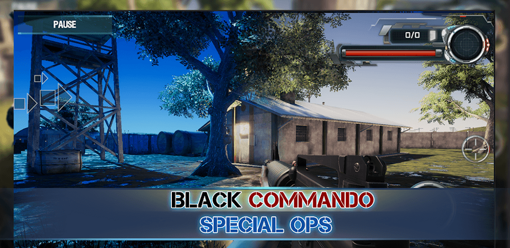 Black Commando v2.39 MOD APK (God Mode, Dumb Enemy)