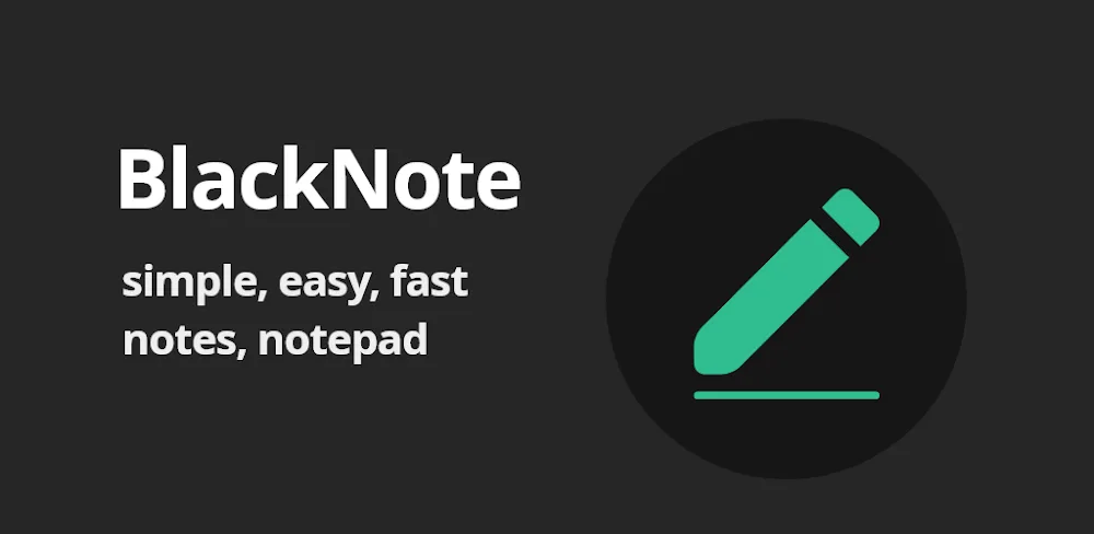 BlackNote v3.3.9 MOD APK (Premium Unlocked)