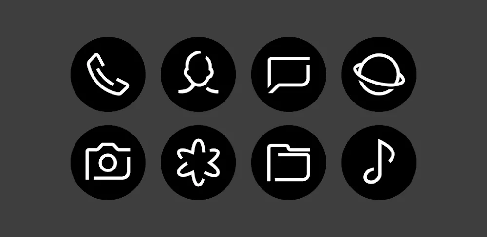 Blaux - Icon Pack (Round) v2.2.0 APK (Full Version)