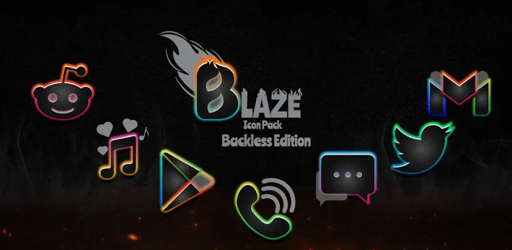 Blaze Backless Icon Pack v3.2.0 APK (Full Version)