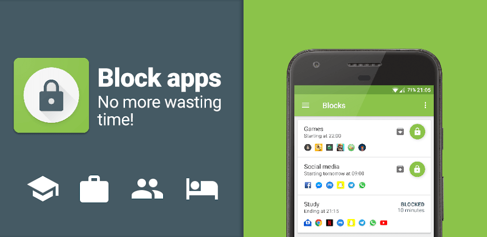 Block Apps v10.1.0 MOD APK (Premium / Paid Features Unlocked)