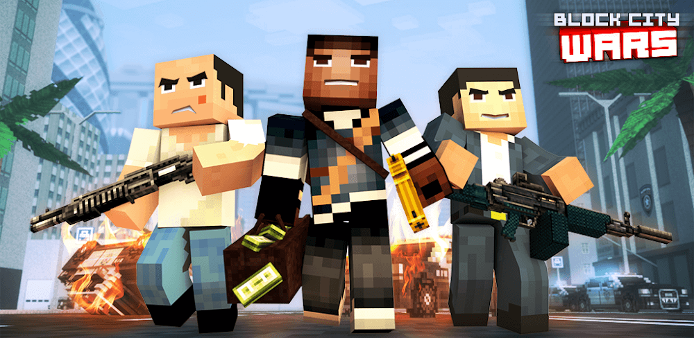 Block City Wars v8.11.0 MOD APK + OBB (Unlimited Money, Mega Menu)