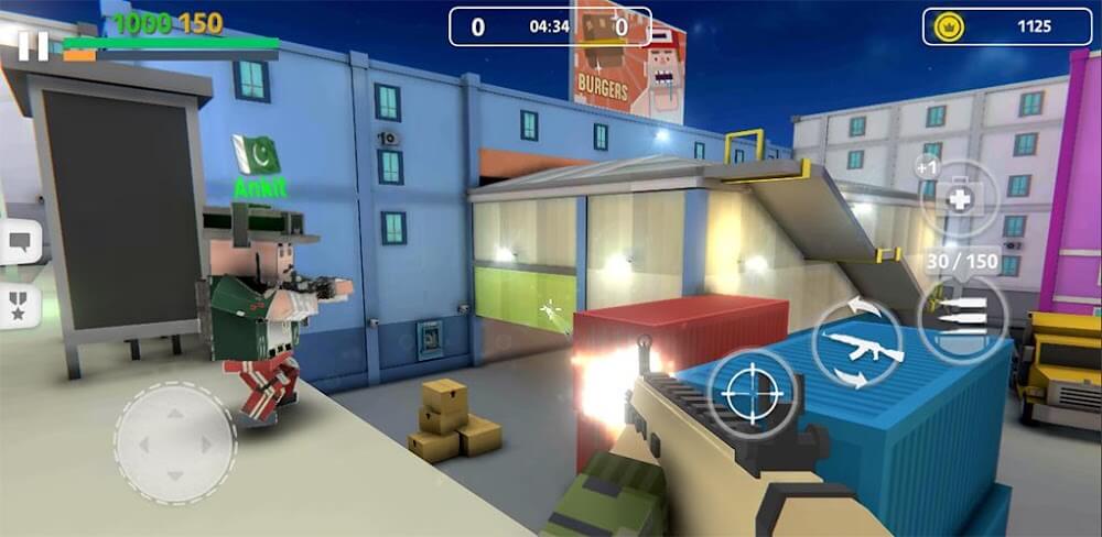 Block Gun v1.10.21 MOD APK (Unlimited Money, Dumb Enemy)