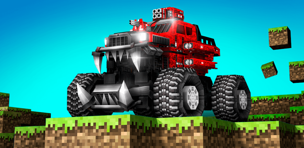 Blocky Cars Online v8.5.9 MOD APK + OBB (Damage Multiplier, God Mode)