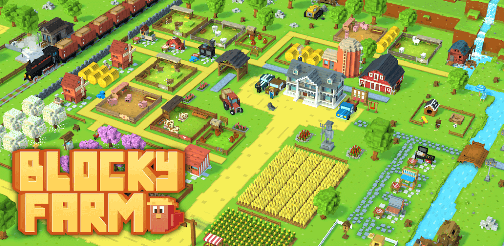 Blocky Farm v1.2.97 MOD APK (Unlimited Gems)