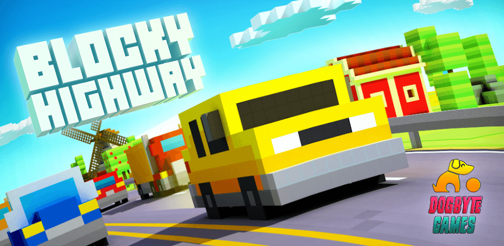 Blocky Highway: Traffic Racing v1.2.7 MOD APK (Unlimited Money)