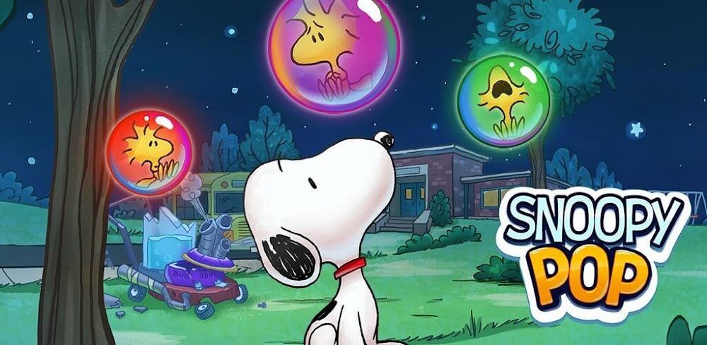 Bubble Shooter - Snoopy POP v2.12.0 MOD APK (Unlimited Coins, Lives)
