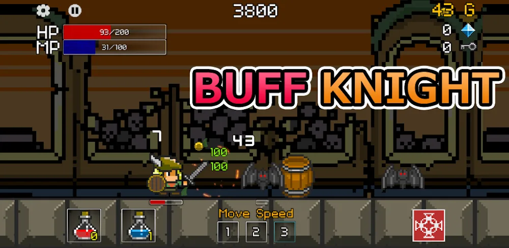 Buff Knight! - Idle RPG Runner v1.100 MOD APK (Menu, Unlimited Money, Mana)