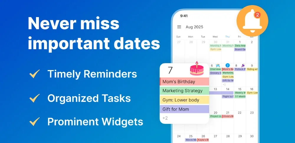 Calendar Planner v2.07.02.0209 MOD APK (VIP Unlocked)