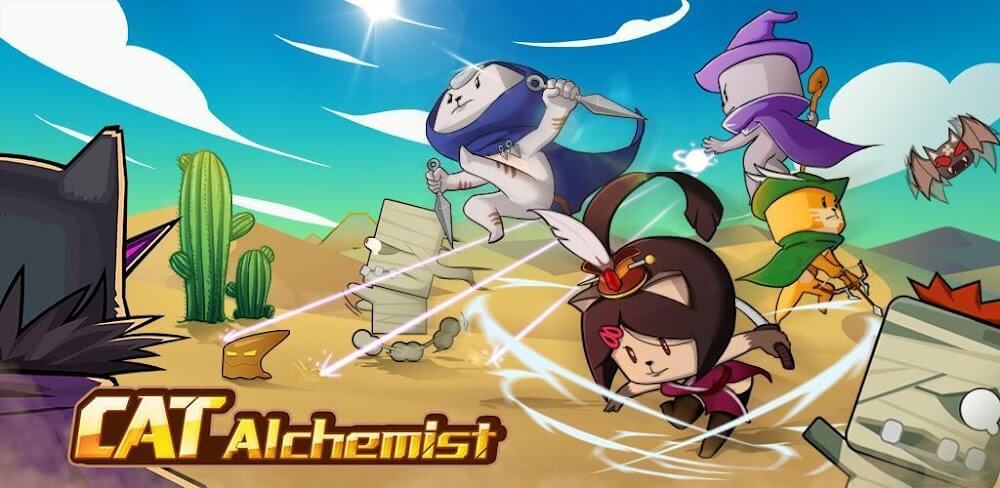 Cat Alchemist v2.1.11 MOD APK (Unlimited Diamond, Unlocked, God Mode)