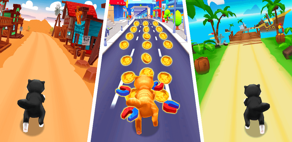 Cat Run v1.8.3 MOD APK (Unlimited Money, Speed)