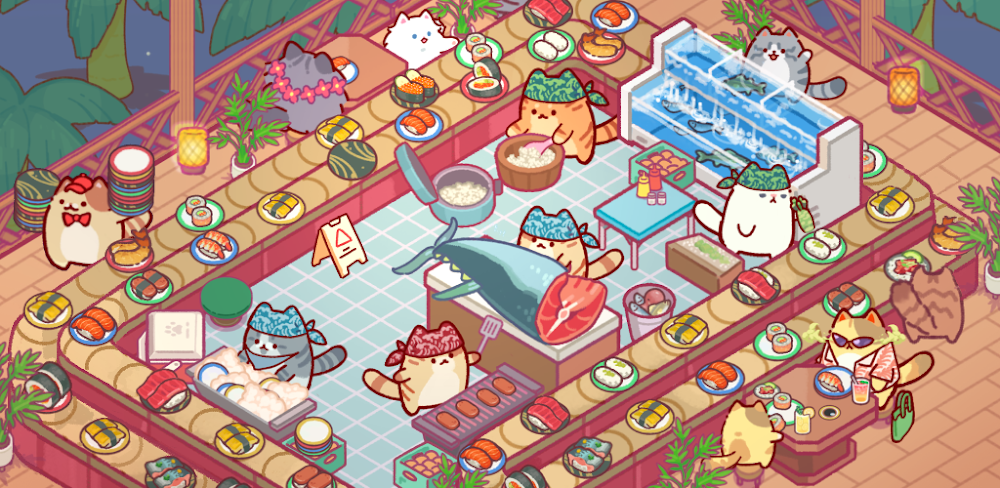 Cat Snack Bar v1.0.208 MOD APK (Unlimited Gems, Cooking No CD)