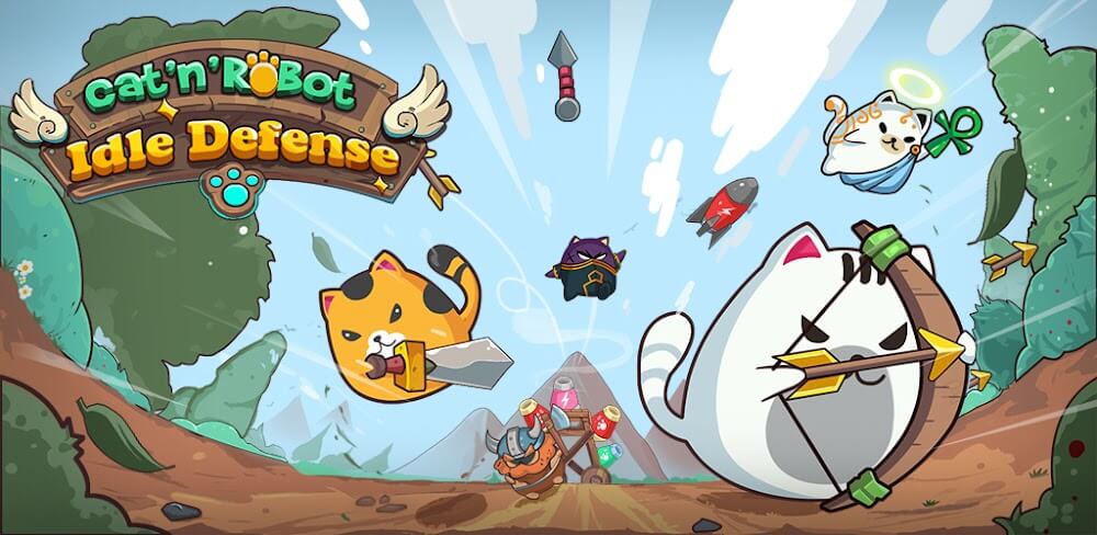 CatnRobot Idle TD MOD APK v4.1.4 (Unlimited Skill)