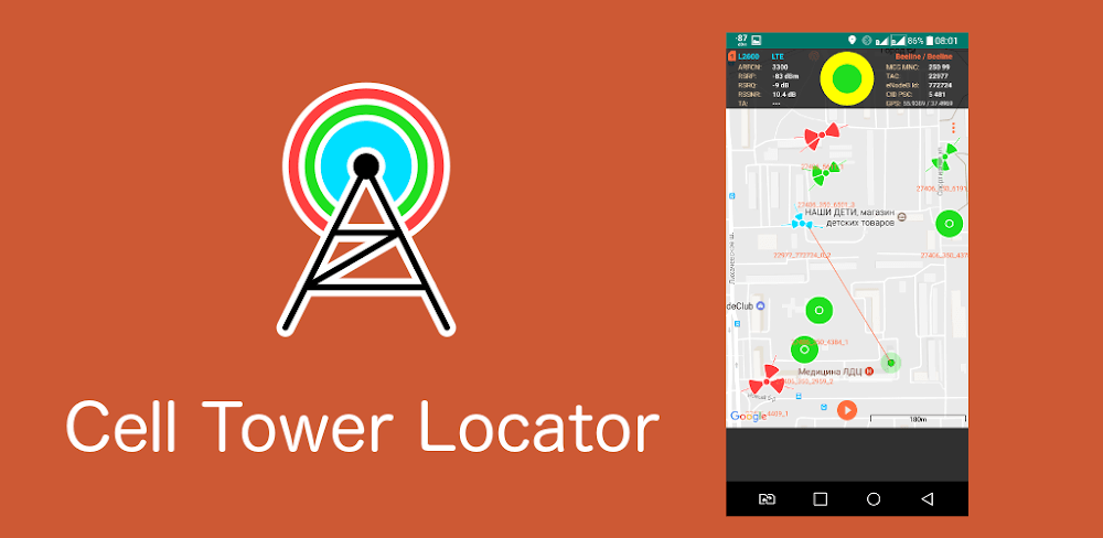 Cell Tower Locator v1.58 MOD APK (Pro Unlocked)