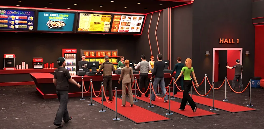 Cinema Movie Theatre Simulator v1.38 MOD APK (Menu, Unlimited All)