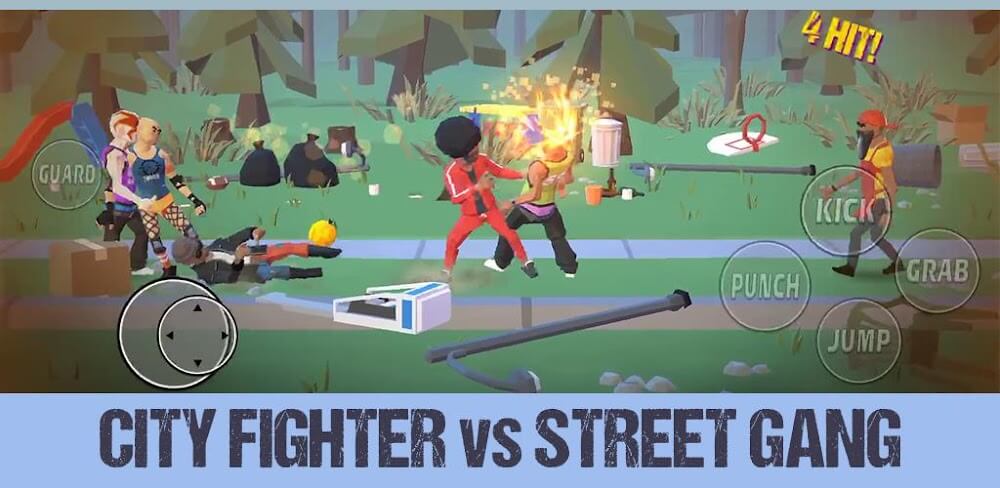 City Fighter vs Street Gang v3.4.6 MOD APK (God Mode, One Hit)