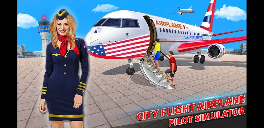 City Flight Airplane Simulator v10.3 (Speed Game)