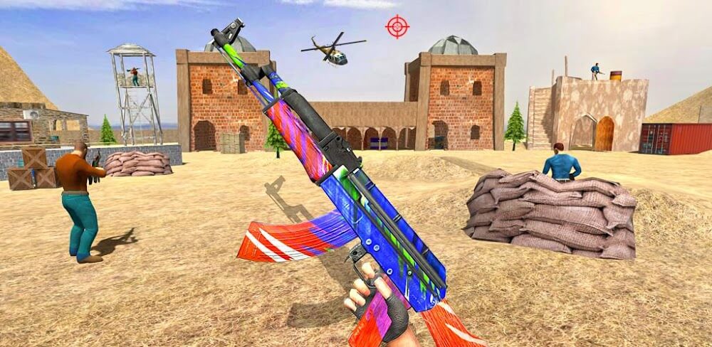 Combat Shooter 2 v2.6 MOD APK (Dumb Enemy)