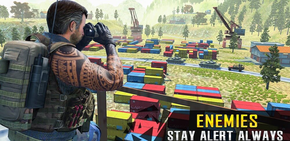 Commando War Army v1.1.32 MOD APK (God Mode, One Hit, Ammo)