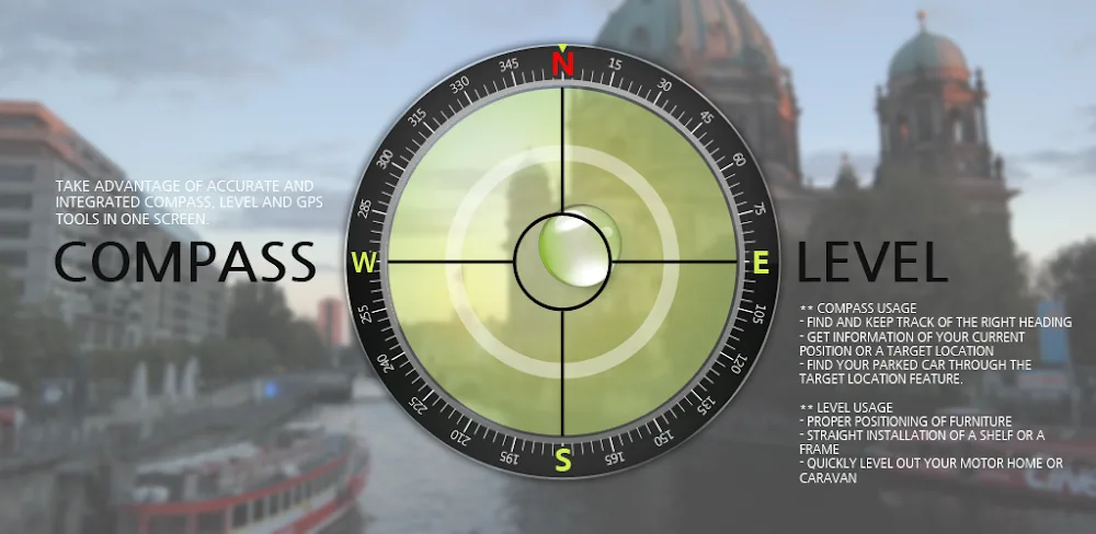 Compass Level v2.4.20 MOD APK (Premium Unlocked)