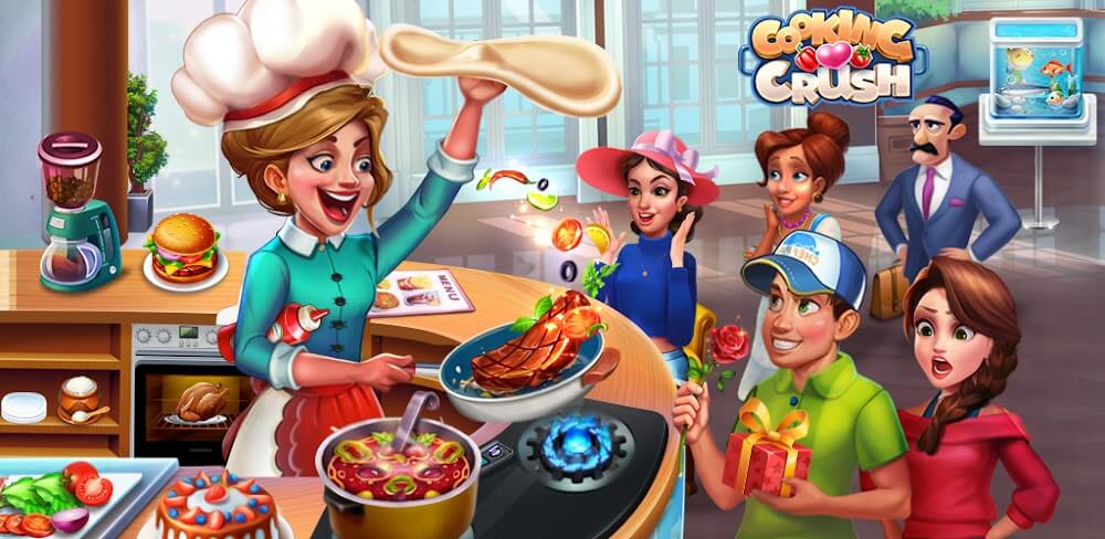 Cooking Crush v4.2.0 MOD APK (Unlimited Money)