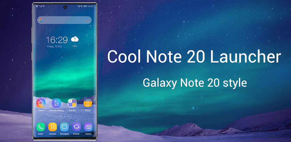 Cool Note20 Launcher v10.1 MOD APK (Prime Unlocked)