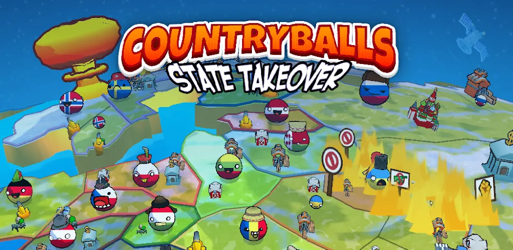 Country Balls: State Takeover v2.1.3 MOD APK (Unlimited Gold, Diamonds)