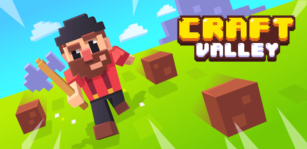 Craft Valley v1.3.17 MOD APK (Fast Mining, Dumb Enemy)