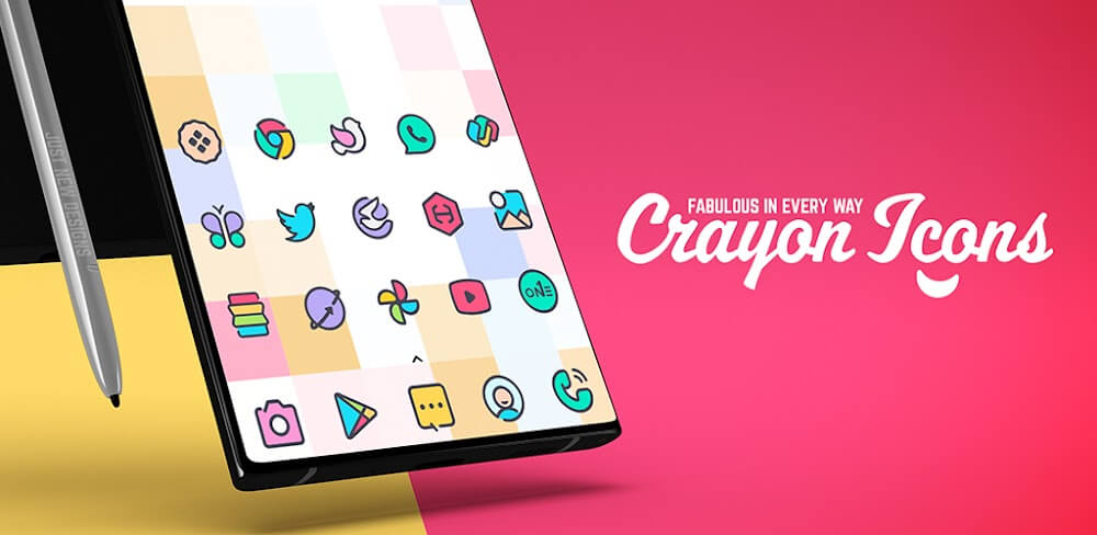 Crayon Icon Pack v5.7 APK (Patched)