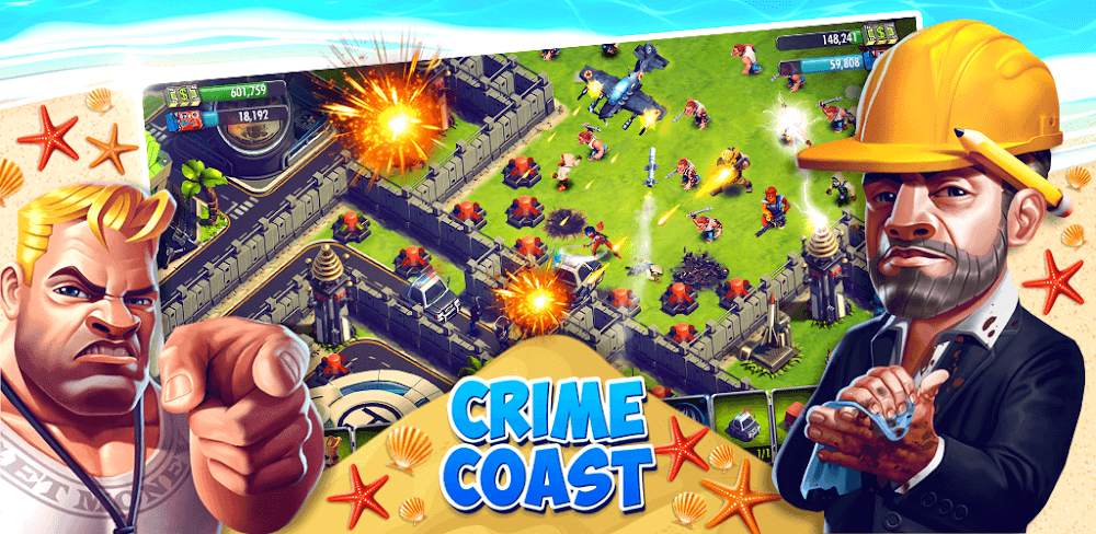 Crime Coast HD v333 MOD APK (God Mode, High Damage)