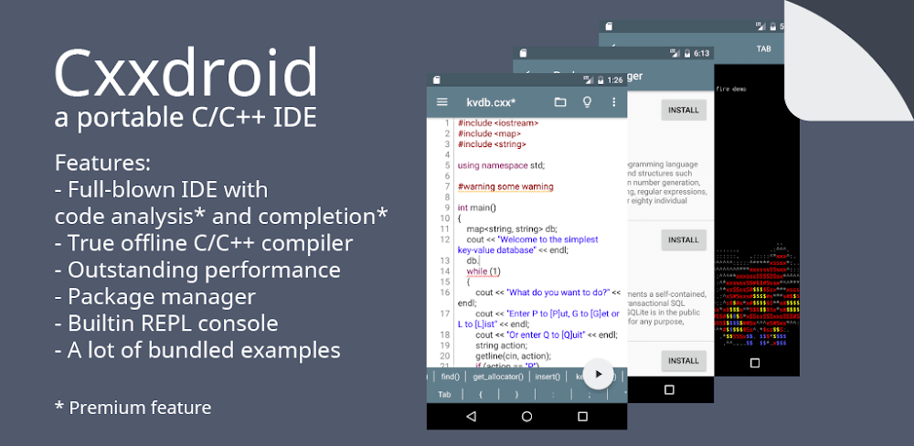 Cxxdroid v5.2 MOD APK (Premium Unlocked)