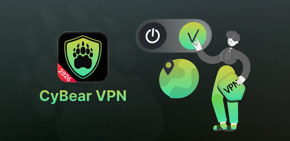 CyBear VPN v2.8.9 MOD APK (Premium Unlocked)