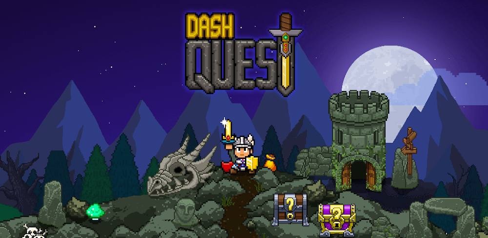 Dash Quest v2.9.28 MOD APK (Unlimited Money, No Skill CD, High HP)
