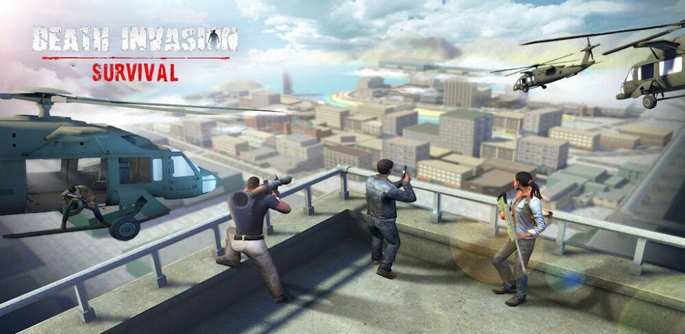 Death Invasion: Survival v1.1.7 MOD APK + OBB (God Mode, Speed)