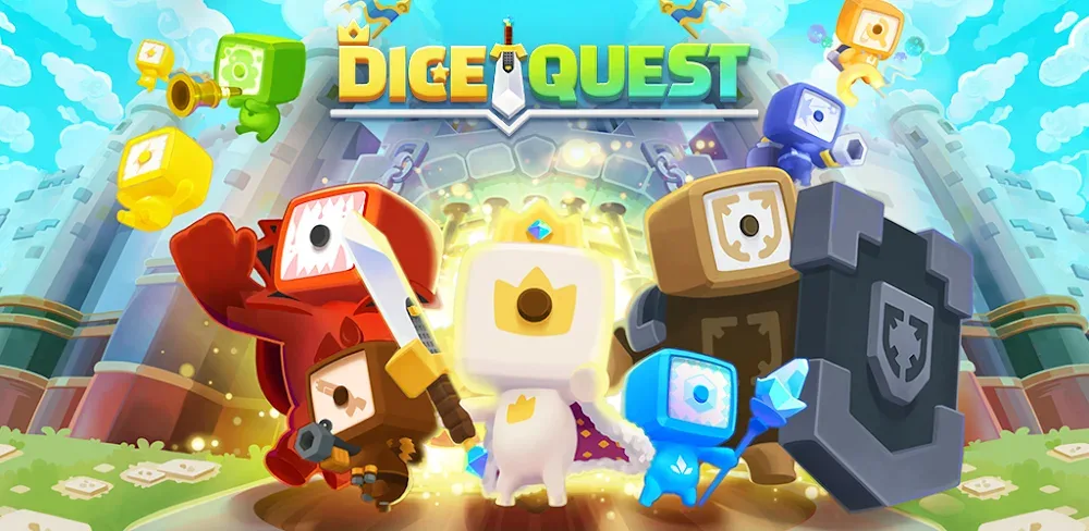 Dice Quest : King's Tale v1.2.1 MOD APK (Damage & Defense Multipliers, God Mode)